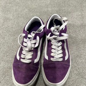 Purple suede vans